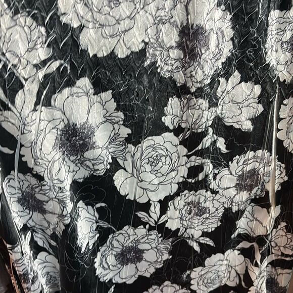 Komarov Floral Chiffon Midi Dress NWT 1X $350 - Picture 8 of 8